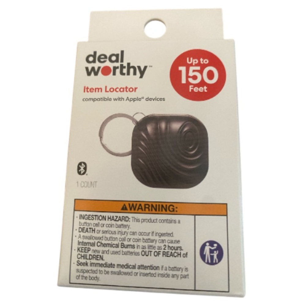 Deal Worthy Black Item Locator Bluetooth Tracking Device New In Box
